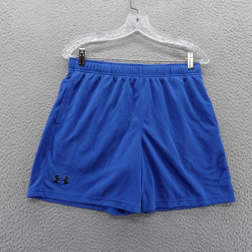 Under Armour Boys Royal Blue Tech Mesh Athletic Shorts Youth XL NEW